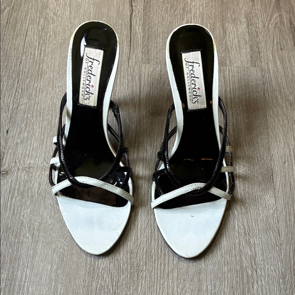 Black and White Women's Heels from Frederick’s of Hollywood